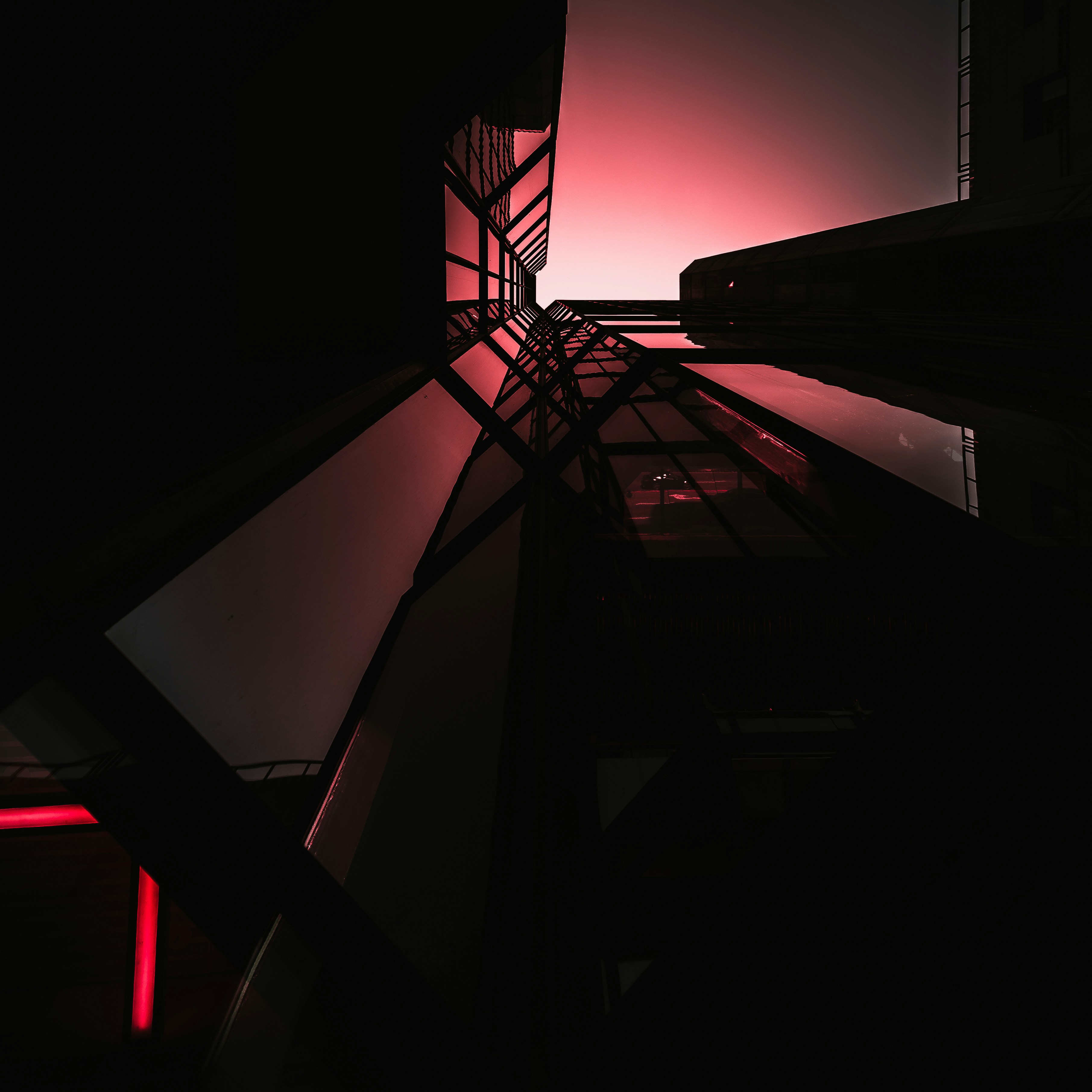 Dark tech abstract